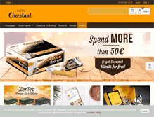 Tablet Screenshot of letschocolaat.com